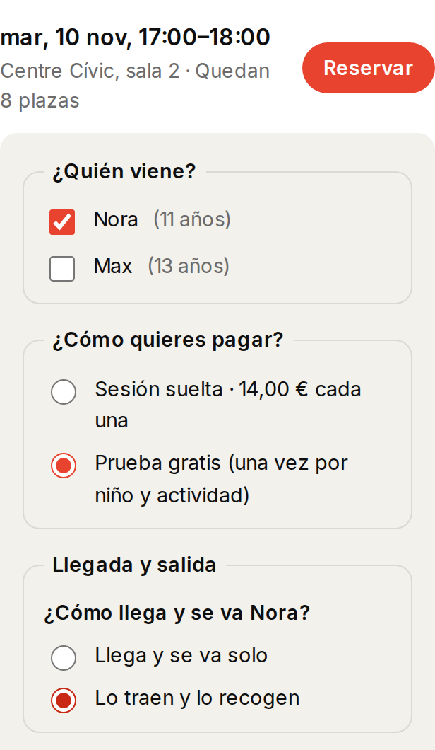 Reserva.